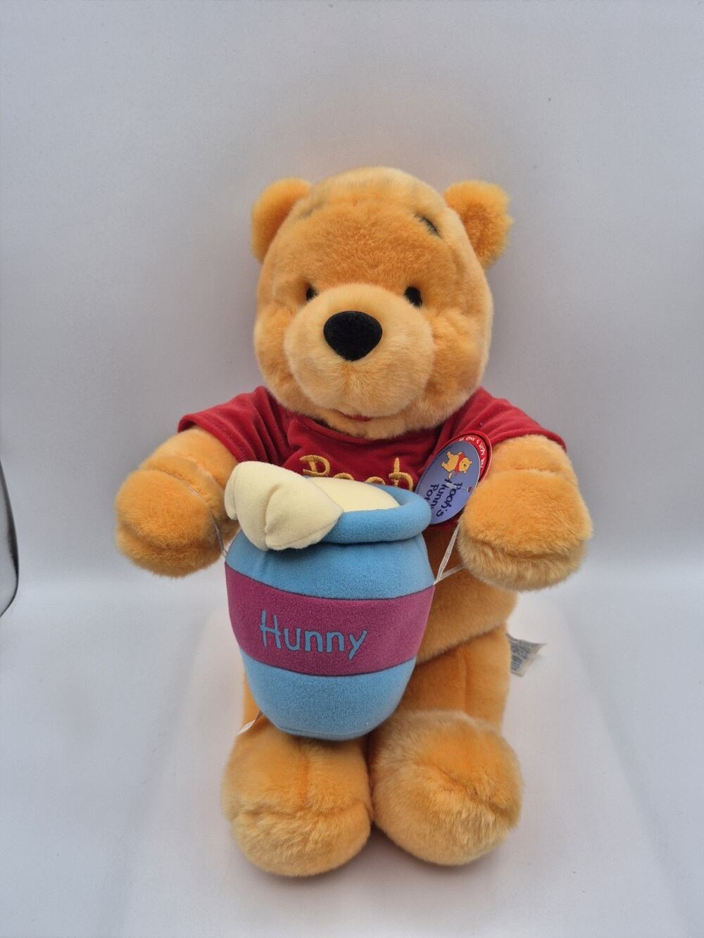 Build A Bear Disney Winnie the Pooh 17" Plush w/ Hunny Pot Retired Discontiuned